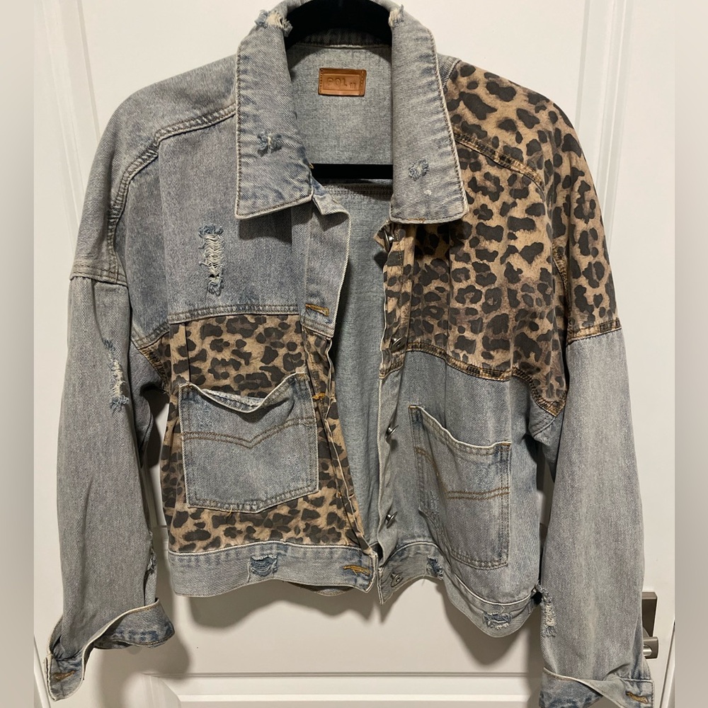 Two tones Jean jacket